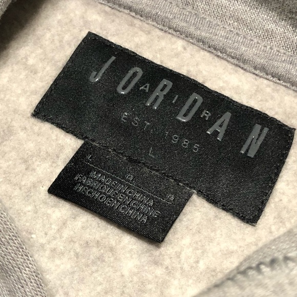 NIKE Jordan Screen Print Hoodie 955802-GEH - Picture 4 of 5